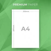 A4 White Printer Paper 80 GSM – 500 Sheets Multipurpose Copy Paper 210x297mm – Smooth Printing Paper For Inkjet & Laser Printers, Office School Home Essential - A - View 3