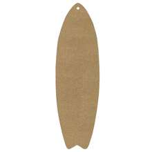 VENTDEPOT Tabla de surf decorativa, MXRFI-001, 1Pza, 16x45cm, Madera, Tabla de Surf. - Café integral - Ver 4