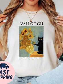 Warning: I Can Spontaneously Talk About Trains - T-Shirt - Gift For Train Lovers - Unisex Vintage Urban Style Loose Cotton Short Sleeve Crew Neck - Women's Blouses, Women's T-Shirts, Casual Blouses For Ladies - 白色 2 - 查看 1