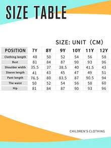 Tween Boy Cartoon Pattern Color Block Warm Crew Neck Sweatshirt And Pants Set - Burgundy - View 9