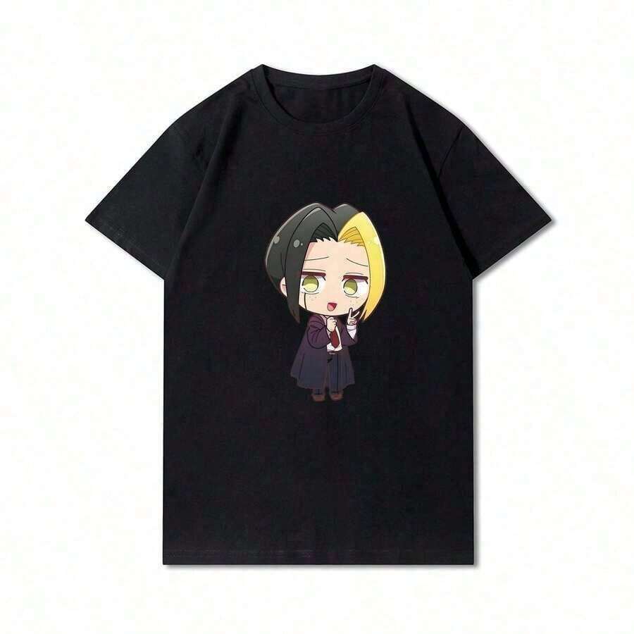 1 camiseta de mujer 100% algodón puro transpirable, 1 pieza de camiseta de algodón con estampado de anime  - Kimsu No Yaiba Hashibira , camisetas divertidas de algodón para mujer y hombre, tallas grandes, ideal para el verano. Y2k Camiseta Verano Camisa De - Blanco - Ver 1