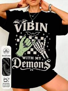 Women T-Shirts - Black - View 7