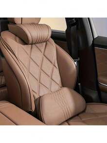 Car Headrest, Nappa Leather Comfortable And Breathable, Suitable For All Seasons And All Car Models, Car Interior Kit, Car Interior Accessories - Multicolor - View 6