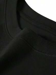 Camiseta de hombre con diseño divertido para fitness - Camiseta de manga corta con diseño de gimnasio - Camiseta de algodón negra, adecuada para fitness y uso casual - Ropa cómoda para adultos en todas las estaciones, camiseta estampada lavable a máquina - Camiseta unisex de algodón holgada de manga corta y cuello redondo estilo vintage urbano. - Negro - Ver 2