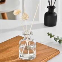 1/2pcs 50ml Empty Home Fragrance Diffuser Bottle, Party Gift, Glass Container, Reed Essential Oil, For Office Decoration, For DIY Diffuser Replacement Set, Party Gift, Glass Container Reed Decoration Office (No Cap) - 50ML - View 7