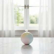 Handmade Crispy, Slow-Rebound Sensory Squeeze Ball With A Waxy, Skin-Like Texture, Suitable For Adults And Children. Filled With Soft Clay, This Beautiful Desktop Relaxation Tool Makes A Pleasant Creaking Sound To Relieve Anxiety. A Must-Have Gift For The Office, Home, And Travel. - 彩色 - 查看 4