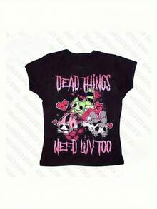 Women T-Shirts - Black - View 1