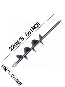 1 Mũi khoan xoắn ốc trồng cây | Đầu lục giác 3/8", Trục thép đặc, Khoan ván bê tông, Trồng cây dễ dàng, Mũi khoan xoắn ốc, Đầu lục giác màu đen, Bền, Chống gỉ, Hộp đựng mũi khoan lục giác tiện lợi, Kim loại, Đóng gói riêng lẻ - Mũi khoan nhỏ - Xem 14