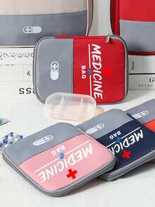 Bộ dụng cụ y tế di động in chữ "Medicane", túi đựng thuốc cắm trại di động, bộ sơ cứu nhỏ gọn, phiên bản túi đựng đồ du lịch và gia đình, túi đựng thuốc nhỏ, bộ dụng cụ y tế tiện lợi, bộ dụng cụ cấp cứu, nhiều màu sắc để lựa chọn, dùng hàng ngày/ngoài trời/du lịch, thiết yếu cho người quan tâm đến sức khỏe và thường xuyên di chuyển, phụ kiện y tế cần thiết, dụng cụ sắp xếp chăm sóc sức khỏe hàng ngày. - Nhiều màu - Xem 9
