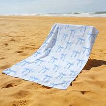 1 pieza Toalla de playa a rayas, diseño de rayas arcoíris - Toalla suave, absorbente y multiusos con excelente capacidad de envoltura, adecuada para usar en la playa o la piscina - Multicolor - Ver 12