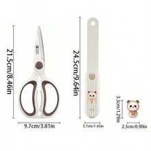 Stainless Steel Kitchen Scissors (With Magnetic Sheath) - Private Chef Scissors, Essential Kitchen Tool & Accessory, Suitable For Cutting Chicken Bones/Salad/Fruits & Butter, Stainless Steel Blades, Sharp And Durable - Stainless Steel Scissors (with Magnetic Blade Sheath) - View 10