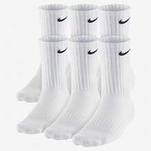 Men's Nike 6-Pack Everyday Cushioned Crew Training Socks (Large Size) - 彩色 - 查看 2