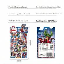 Marvel Bộ sticker Guka Handsome dành cho trẻ em, sticker tự làm, sách hoạt động, sticker khen thưởng, đồ thủ công giáo dục, sổ lưu niệm. - Nhiều màu - Xem 11