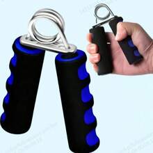 All-In-One Foam Grip Strengthener - Non-Slip Fingerprint Handle, Office & Gym Stress Relief Toy, Hand Exerciser, Muscle Strengthening, Grip Strength Improvement, Anxiety Relief - Home Fitness Equipment Gift For Men & Women - Red - View 2