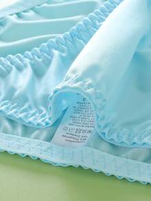 4 PCS Set Of Women's Sexy Seamless V-Shaped Underwear With Bow Decoration Design, Breathable, Comfortable And Soft Daily Basic Style, Invisible Wearing And Low Waist Underwear Set - 彩色 - 查看 6