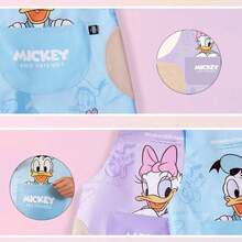 Disney 防水防油卡通可愛半身圍裙，高端青年風格，適用於廚房、居家與工作服 - 均碼 - 查看 6