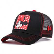 Mũ lưỡi trai lưới Disney Mickey Mouse & Donald Duck, có thêu hình hoạt hình, điều chỉnh được, thoáng khí, chống nắng, thích hợp sử dụng ngoài trời. - Mũ lưỡi trai - Xem 11
