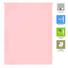 KIWI Premium Translucent Roller Blind, Sizes From 100 To 180 Cm Wide And From 165 To 250 Cm High, Easy Installation Roller Blind, Available In 16 Colors - Pink - View 4