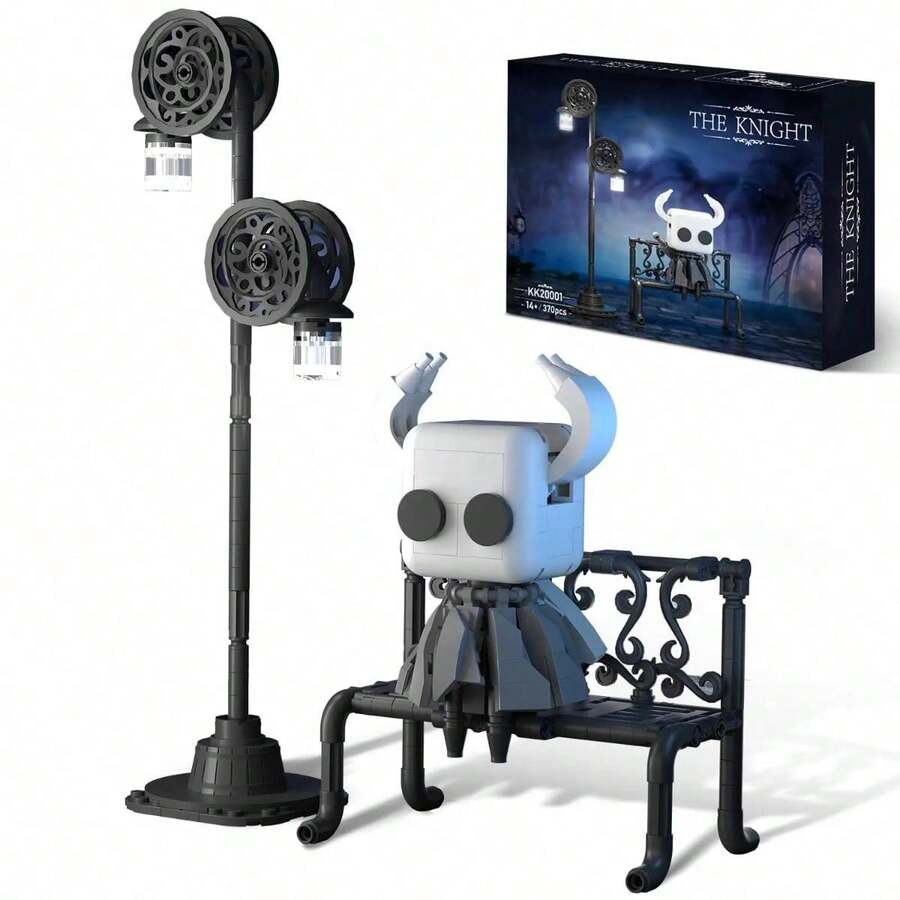 Hollow Knight Scene Building Blocks Set, Ghost Knight Figurine + Bench, High Fidelity Game Scene Replica, Surprise Gift, Birthday Gift, Suitable For Gifting - Multicolor - View 1
