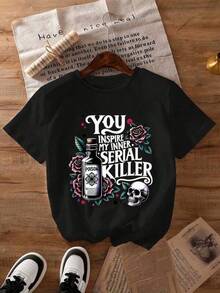 Women T-Shirts - Black - View 1