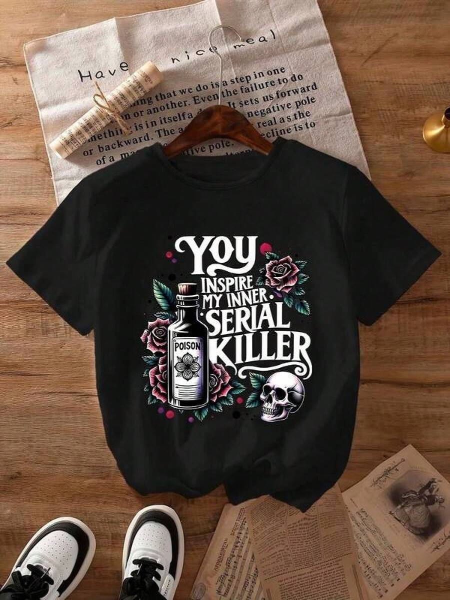 Women T-Shirts - Black - View 1