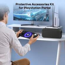 Black Hard EVA Portable Protective Case, Suitable For Portal Remote Control, Can Store Console And Accessories - View 6