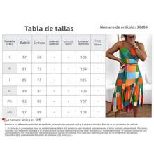 Vestido primavera estilo europeo cuello V estampado con volantes elegante y de moda para mujer - Verde - Ver 9