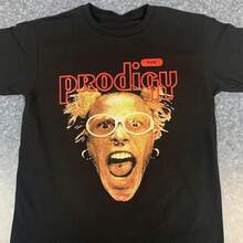 Collection The Prodigy Heavy Cotton Black Gift Fan S To 5XL T-Shirt - 黑色 - 查看 1