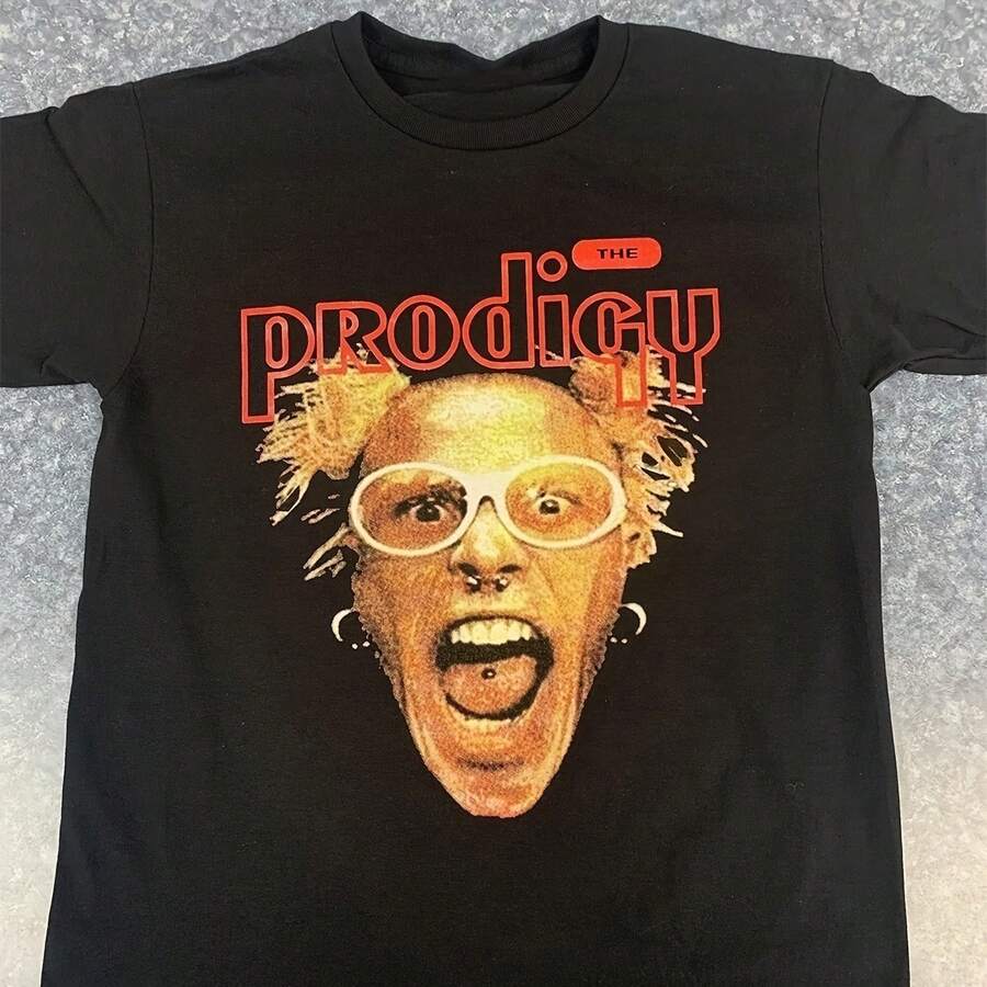 Collection The Prodigy Heavy Cotton Black Gift Fan S To 5XL T-Shirt - 黑色 - 查看 1