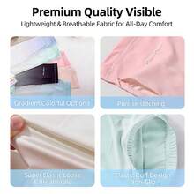 Unisex Lightweight UV Protection Cooling Arm Sleeves, Elastic Long Sleeve With Sun-Blocking And Cooling Functions, Suitable For Cycling, Sports, Outdoor Activities And Summer Use - A - View 3
