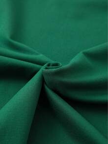 Talla Grande, Estampado de Mariposas, Estilo Europeo y Americano, Camiseta de Moda de Talla Grande con Cuello Redondo y Manga Corta para Mujer - Verde - Ver 3