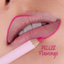 Pink Up Lip Liner - High Pigmentation And Creamy Texture - Long-Lasting, Non-Drying Formula - Available In 16 Vibrant Shades - Professional Definition In One Stroke - Flamingo - View 3