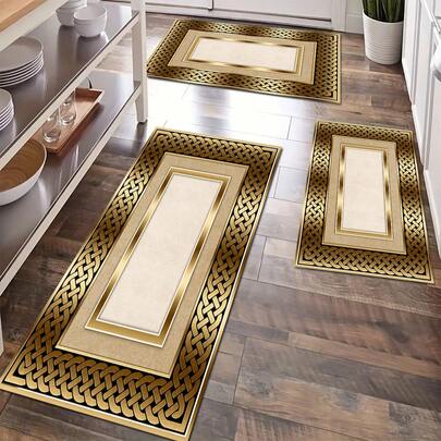 1 tấm thảm trải sàn nhà bếp, thảm thoát nước bằng polyester, thảm trải sàn, thảm cửa ra vào, thích hợp cho nhà bếp, phòng khách, lối vào, ban công, trang trí nhà cửa, chống bám bẩn, quán cà phê, quán bar, kỳ nghỉ, tiệc tùng, phòng ngủ, thảm cho thú cưng, trang trí phòng tắm, trang trí phòng, trang trí nhà bếp.