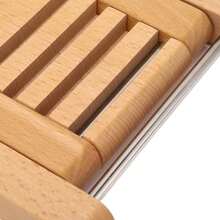 Guitar Foot Rest Adjustable Height 4 Position, Wireless Guitar Footrest Foldable Solid Maple Wood with Stable Rivet Fixation for Stage Performance and Practice - como en la imagen - Ver 8