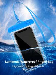 Universal Waterproof Phone Pouch, IPX6 Waterproof Phone Protective Case Compatible With Iphone 17/16/15/14/13/12/11 Pro Max, Galaxy S22 S23 And Other Phones Within 7.0 Inches, Essential For Beach And Boating, Touch Screen Operable, With Lanyard - Multicolor - View 14