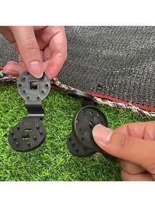 50pcs Shade Clips, Sturdy Round Plastic Fasteners, Suitable For Sunshade Canopy, Patio Mesh Tarp And Garden Cover - Multicolor - View 6