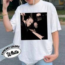 D'Angelo Rapper 90s Gift For Fans T-S1HirtShirt For Women Camiseta 100% Algodón Unisex - Playera Casual Premium de Corte Cómodo - Blanco - Ver 1