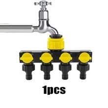 4-Way Garden Hose Splitter With 4 Independent Valves - Outdoor Faucet Connector For Lawn, Garden And Car Washing Systems, Leak-Proof Design - Water Flow Divider - View 13