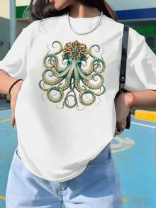 Women T-Shirts - White - View 1