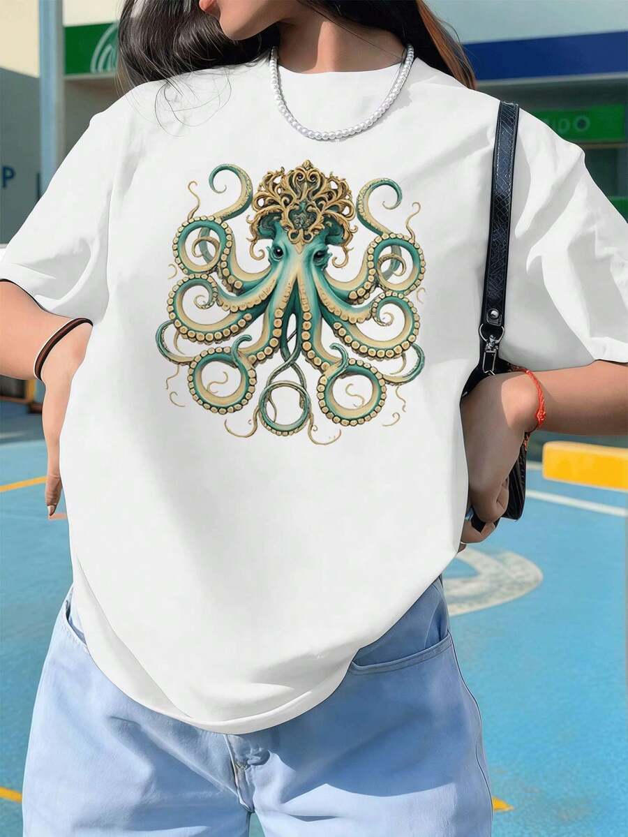 Women T-Shirts - White - View 1
