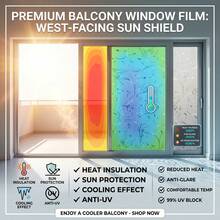 1Roll Window Privacy Film Static Cling Non-Adhesive Window Film Frosted Glass Bathroom Door Decoration Privacy Covering - Wheat - View 2