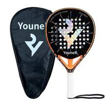 Youner Carbon Fiber Paddle Tennis Racket, Glass Fiber Face Paired With EVA Soft Core, High Elasticity And Control Performance Suitable For Adult Men And Women - Multicolor - View 10