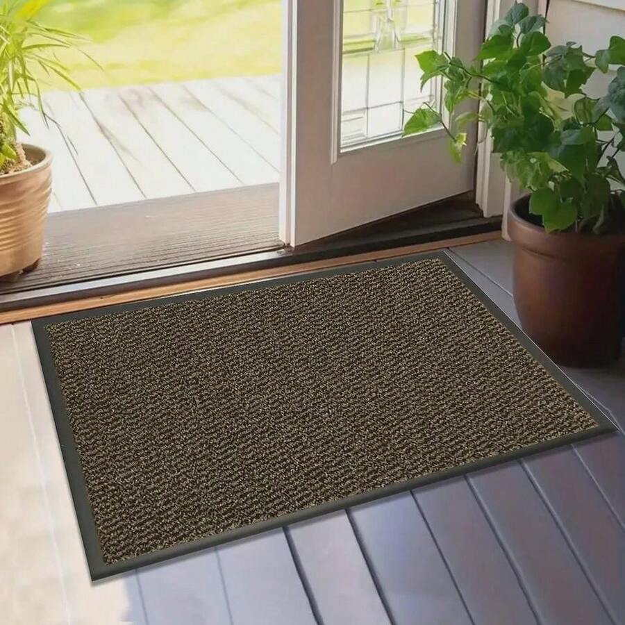 Heavy Duty Non-Slip Rubber Backed Door Mat | Indoor & Outdoor  Barrier Mat For Hallway, Kitchen & Entrance | Machine Washable  | Multiple Sizes & Colours