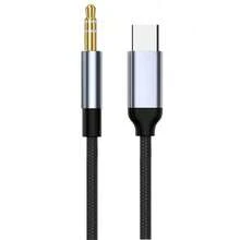 1pc 3.5mm Audio Cable, Type-C To 3.5mm Jack Adapter Cable, Compatible With Speakers, Cars, Type-C To 3.5mm Mobile Phone Accessories, USB-C Adapter Cable - Black - View 9