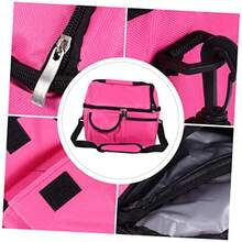 1 Pc Bolsa de Aislamiento bento Bolsas termicas Lunch Bag Bolsa Aislante Resistente Desgaste Bolsas de conservación Bolsa de Almacenamiento Impermeable Bolsa de Picnic portátil - Rosa - Ver 8