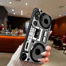 1 chiếc ốp lưng điện thoại TPU mềm chống sốc họa tiết mắt thiên thần kiểu retro mới, tương thích với iPhone 17/11, 16 Pro Max, 16 Pro, 16, 15 Pro Max, 14 Pro Max / Galaxy S25 Series, A16 / Honor X6A, X7B, X8B / 13C, Note 13 - màu đen - Xem 4