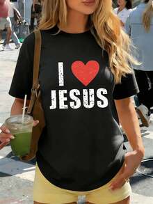 Women T-Shirts - Black - View 1