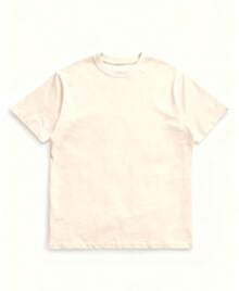 Women's Short-Sleeve Cotton T-Shirt, 1 Pc. Women's Tequila Graphic T-Shirt, Pink And Green Drinks Print, Stretchy Poly 180g, Round Neck, 100% Cotton, Soft Fabric, Short Sleeves - 杏 - 查看 3