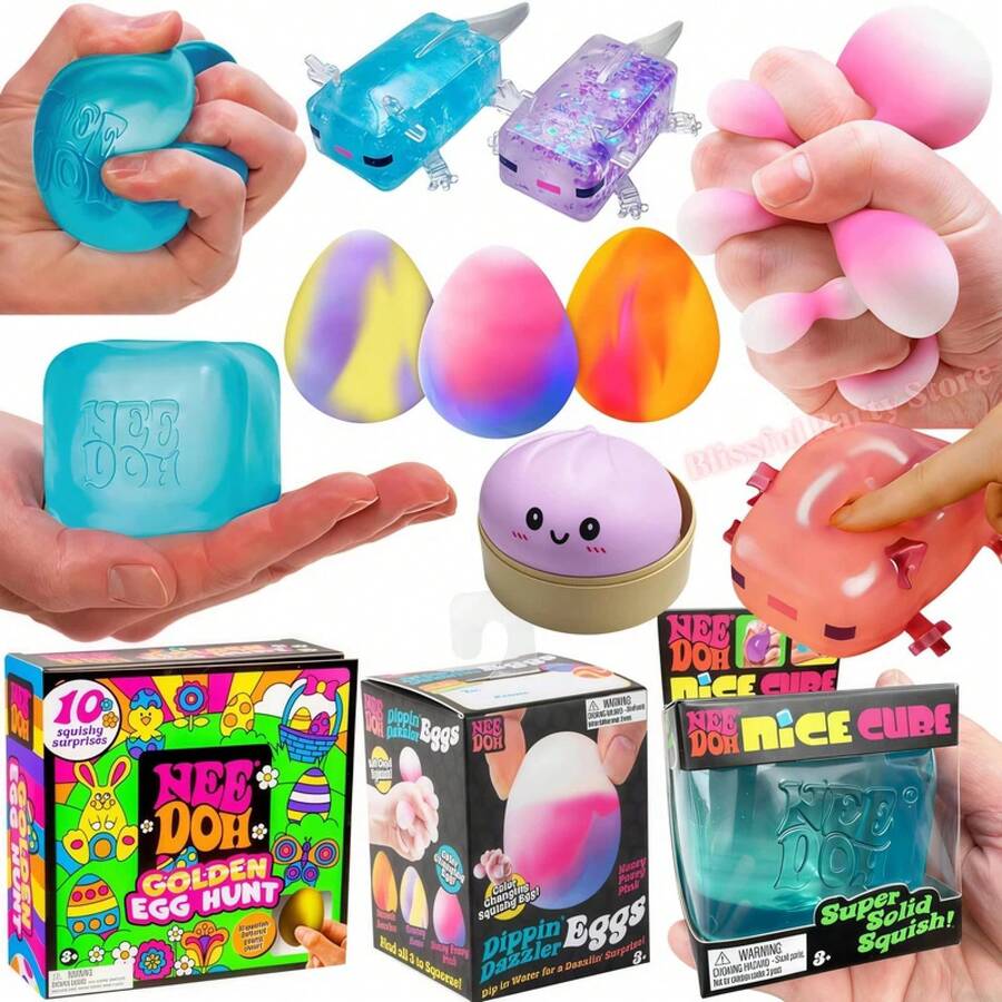 High-Quality Cube-Shaped Sensory Stress Relief Product, Suitable Alleviating Anxiety And Enh - Random Toys - View 1