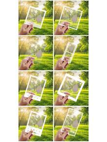 Pressed Flower Bookmark DIY Kit, Transparent Plant Specimen Stickers, Suitable As Gifts For Valentine's Day, Mother's Day, Children's Day - Multicolor - View 5